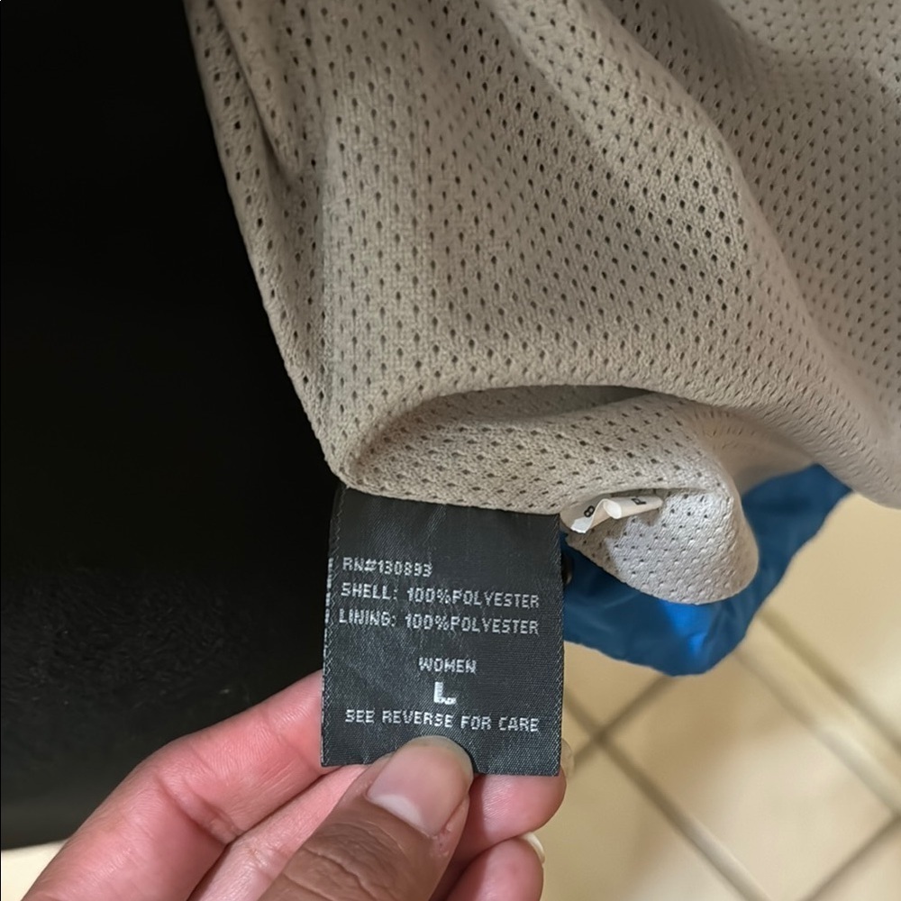 New Balance Size L Blue Hooded Windbreaker Jacket!!! - Picture 7 of 8